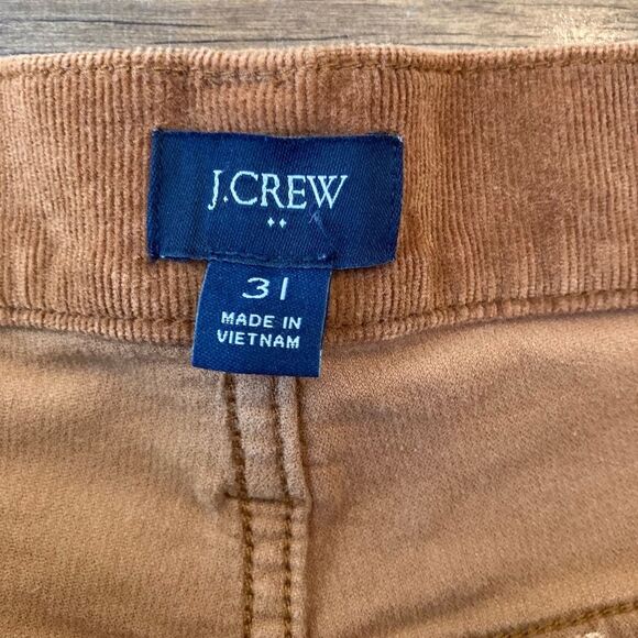 J Crew Corduroy Pants Womens 31 Brown Slim Stretch Casual Classic Fall Preppy - Picture 4 of 7